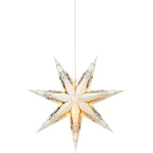 Tilde Stjärna Vit/Guld 45 cm