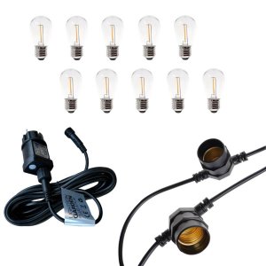 Cosy Ljusslinga med 10st lampor 5m Start Lightson