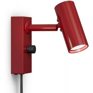 Cato Vägglampa LED GU4 Rubinröd/Mattsvart