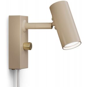 Cato Vägglampa LED GU4 Nougat/Mässing