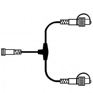 T- koppling System LED Svart