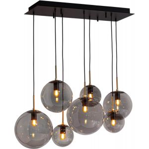 Laura Taklampa Svart/Rökgrå