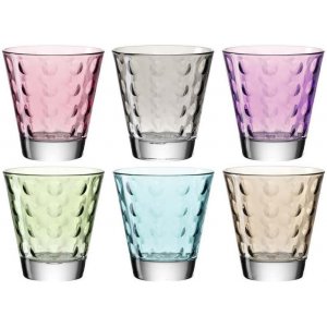 Optic WH Dricksglas 22 cl Flerfärgade 6-pack