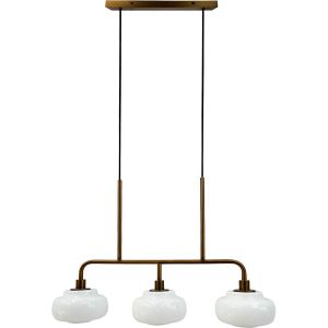 Ossett Taklampa 80cm Opal/Brons