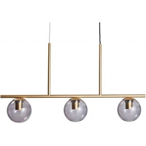 Sophia Taklampa 91cm Rök/Mässing