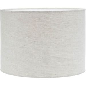 Sara Lampskärm Lin Natur/vit 25cm