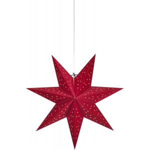 Blink Hängande Stjärna 45cm Röd