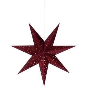Clara Hängande Stjärna 45 Röd