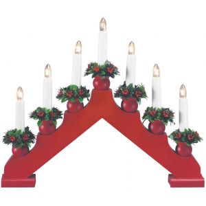 Tomas Ljusstake 7L Röd