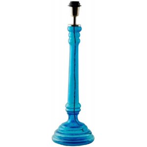 Audrey Lampfot Blå (H58 cm B18 cm D18 cm)