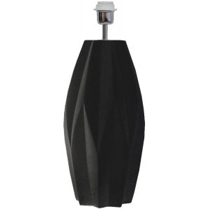 Geometric Lampfot Matt svart (H50 cm B20 cm D20 cm)