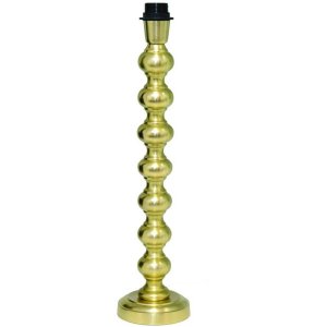 Ritz Lampfot Låg Borstad mässing (H53 cm B12,5 cm D12,5 cm)