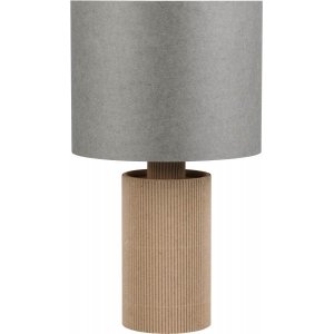 Canio Bordslampa 27cm E27 trä/grå