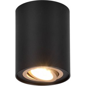 Cookie Taklampa 1-del GU10 svart/guld