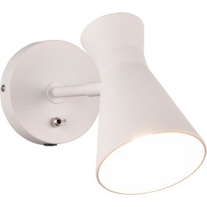 Enzo Vägglampa E27 matt vit