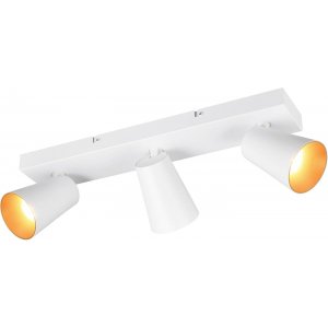 Sharp Spotlight 3-delad GU10 matt vit/guld