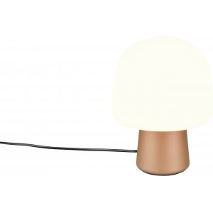 Steen Bordslampa E14 kaffebrun/vit