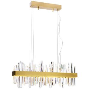 Triumph Bar Taklampa LED 80cm Mässing/Klar