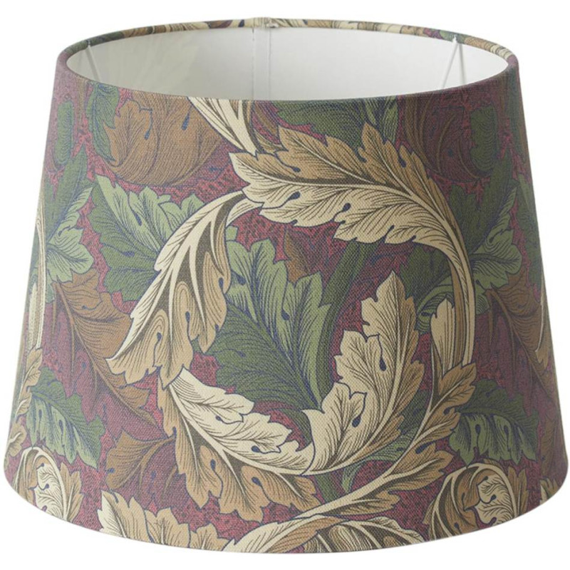 Acanthus Lampskärm Ø38cm Röd William Morris - Qvist Studio