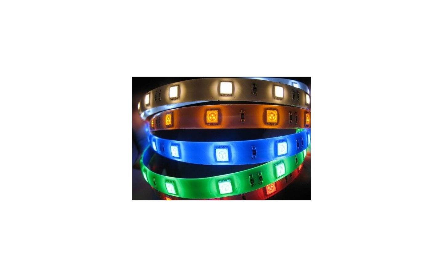 LEDstrip 12V 5m RGB 14,4w/m