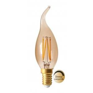 Elect LED-lampa Kron, Amber E14, 2100K, 170lm, 3,5W