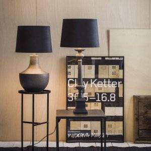 Sofia Lampskärm Sammet Ø35cm Svart