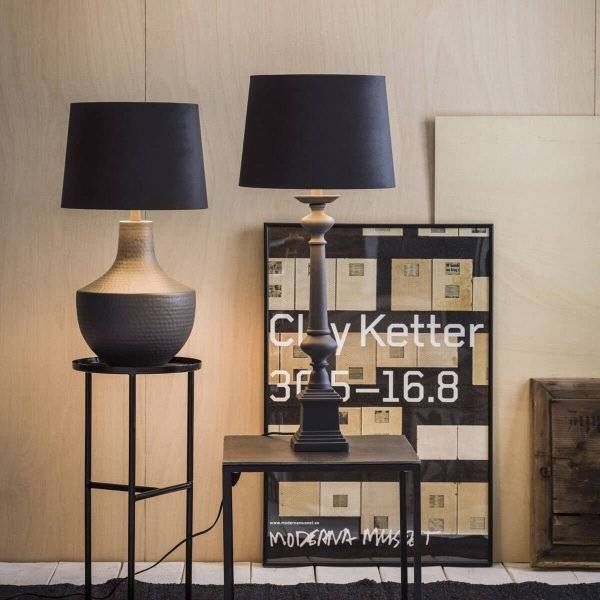 Sofia Lampskärm Sammet Ø35cm Svart