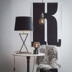 Sofia Lampskärm Sammet Ø35cm Svart