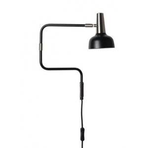 Ray Vägglampa Svart/nickel