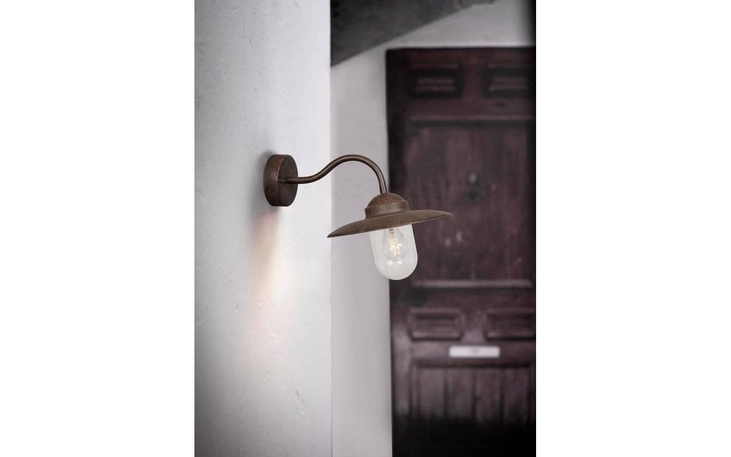 Luxembourg Vägglampa Rost