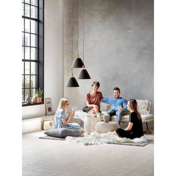 Strap Taklampa 36 cm Svart