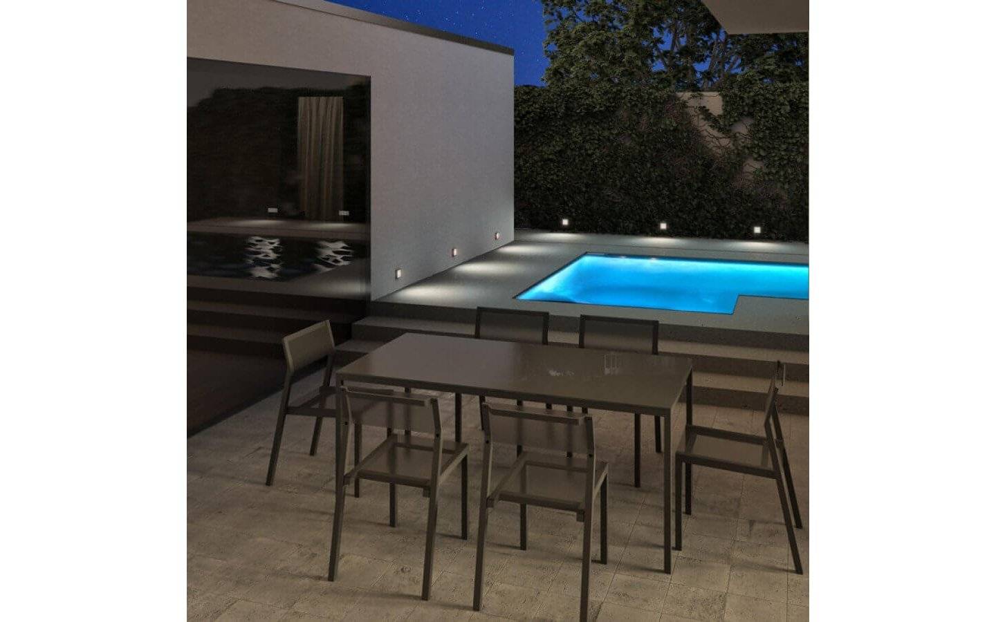 Dejavu SQ9 Vägglampa LED