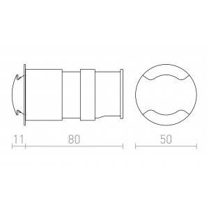 Kick II Vägglampa Svart