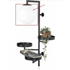 Reservglas till Astoria Vägglampa