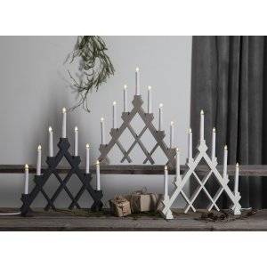 Rut Adventsljusstake Mörkgrå 53cm