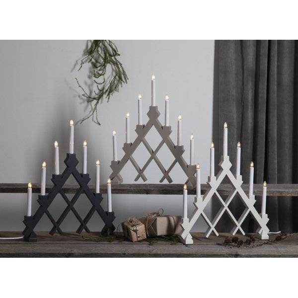 Rut Adventsljusstake Mörkgrå 53cm