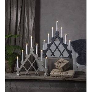 Rut Adventsljusstake Mörkgrå 53cm
