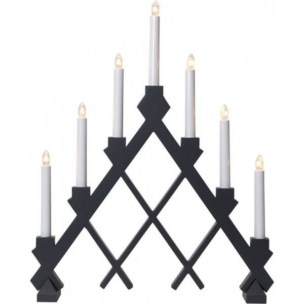 Rut Adventsljusstake Mörkgrå 53cm