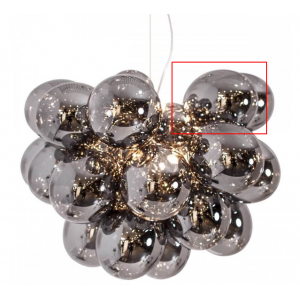 Reservglas till Gross 10cm Rökgrå