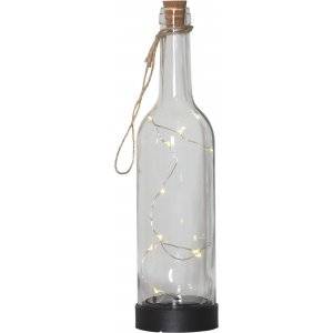 Bottle Solcellslampa Klar, 31 cm Varmvit 0,3W
