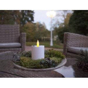 Saul Solcellsdrivet Blockljus 11cm, Utomhusbruk LED