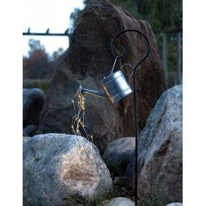 Watercan, Solcellslampa Dew Drop, 80 cm Varmvit 0,06W