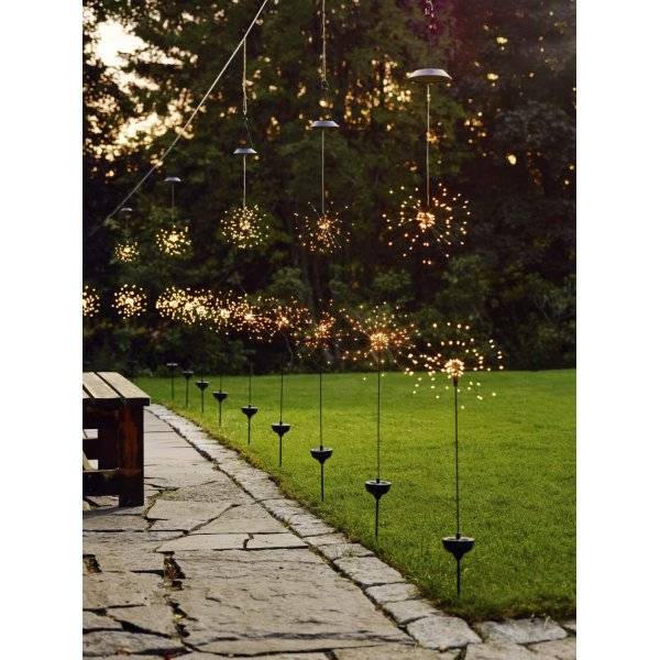 Firework Solcellslampa Hängande, LED