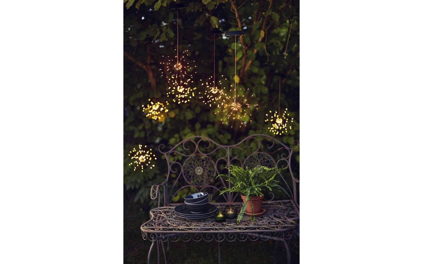 Firework Solcellslampa Hängande, LED