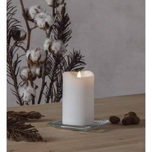 Flamme Blockljus LED 14cm