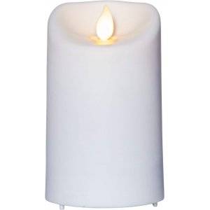 Batteridrivet Blockljus Twinkle Vit 12,5cm Utomhusbruk