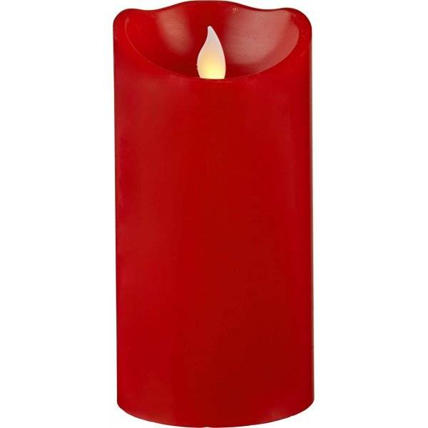 M-Twinkle Blockljus LED Röd 15cm