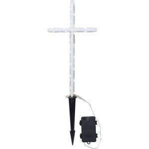 Utomhusdekoration Gravecross LED