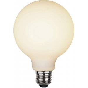 LED-Lampa Glob 95mm, Opal E27 2700K 400lm 5W(35W)