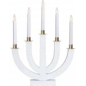 Eli Adventsljusstake Vit 47cm